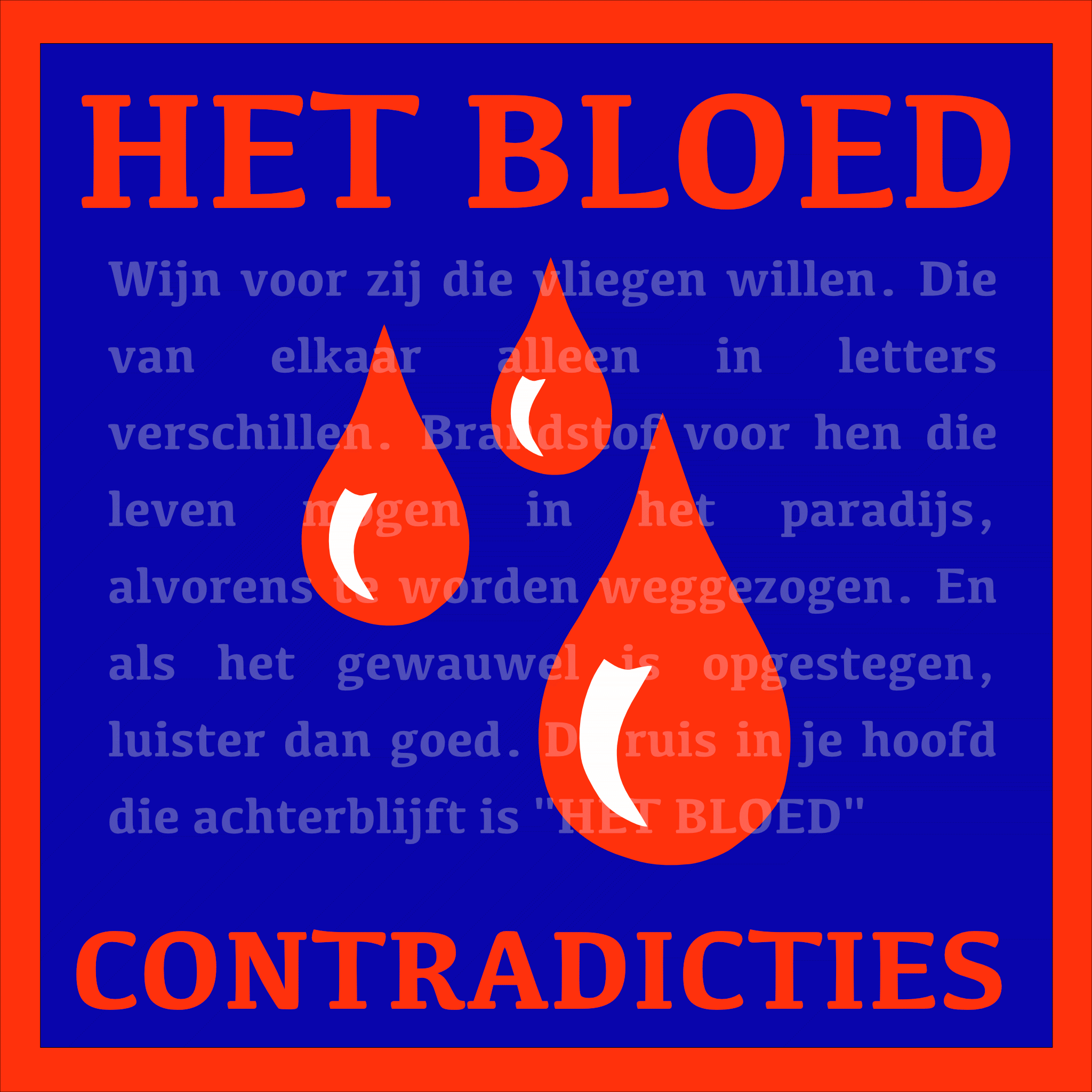 Albumcover van Het Bloed - Contradicties